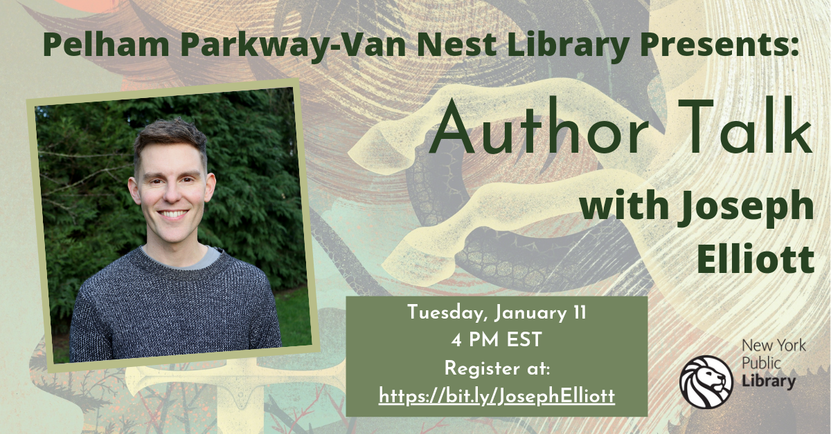 Author Talk with Joseph Elliott