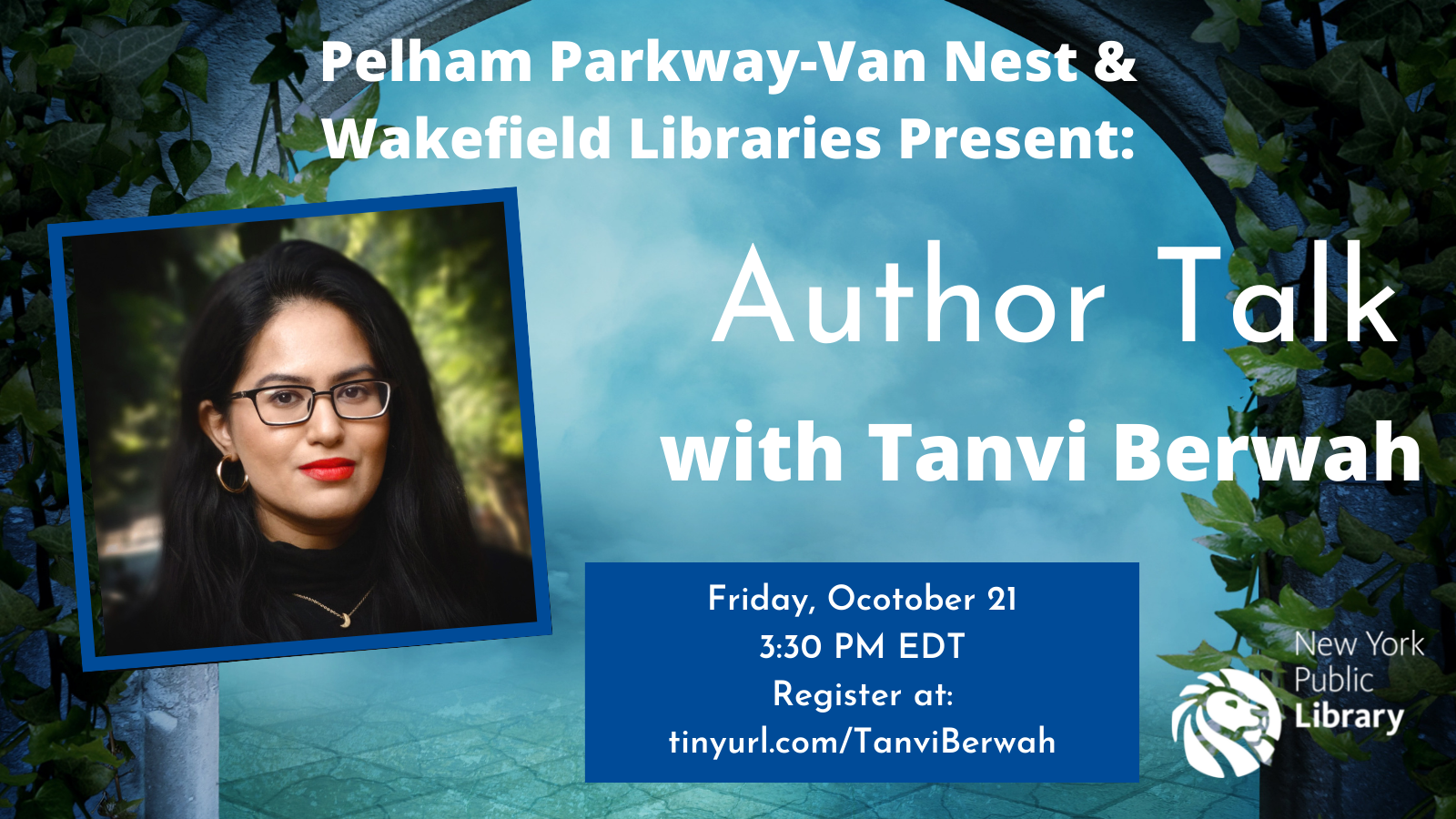 Author Talk with Tanvi Berwah