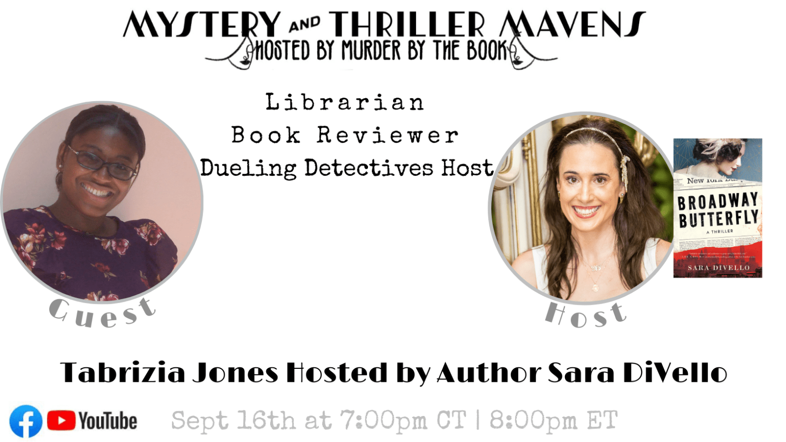 Upcoming Interview with Mystery and Thriller Mavens…Perfect For Halloween