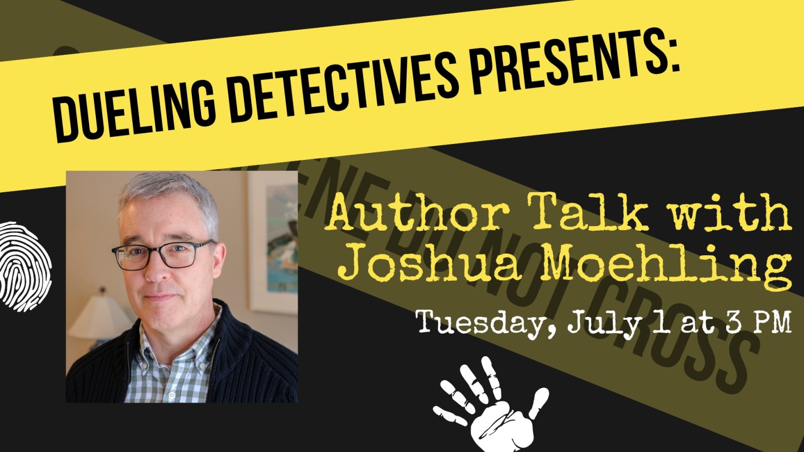Bestselling Author Joshua Moehling Visits Dueling Detectives